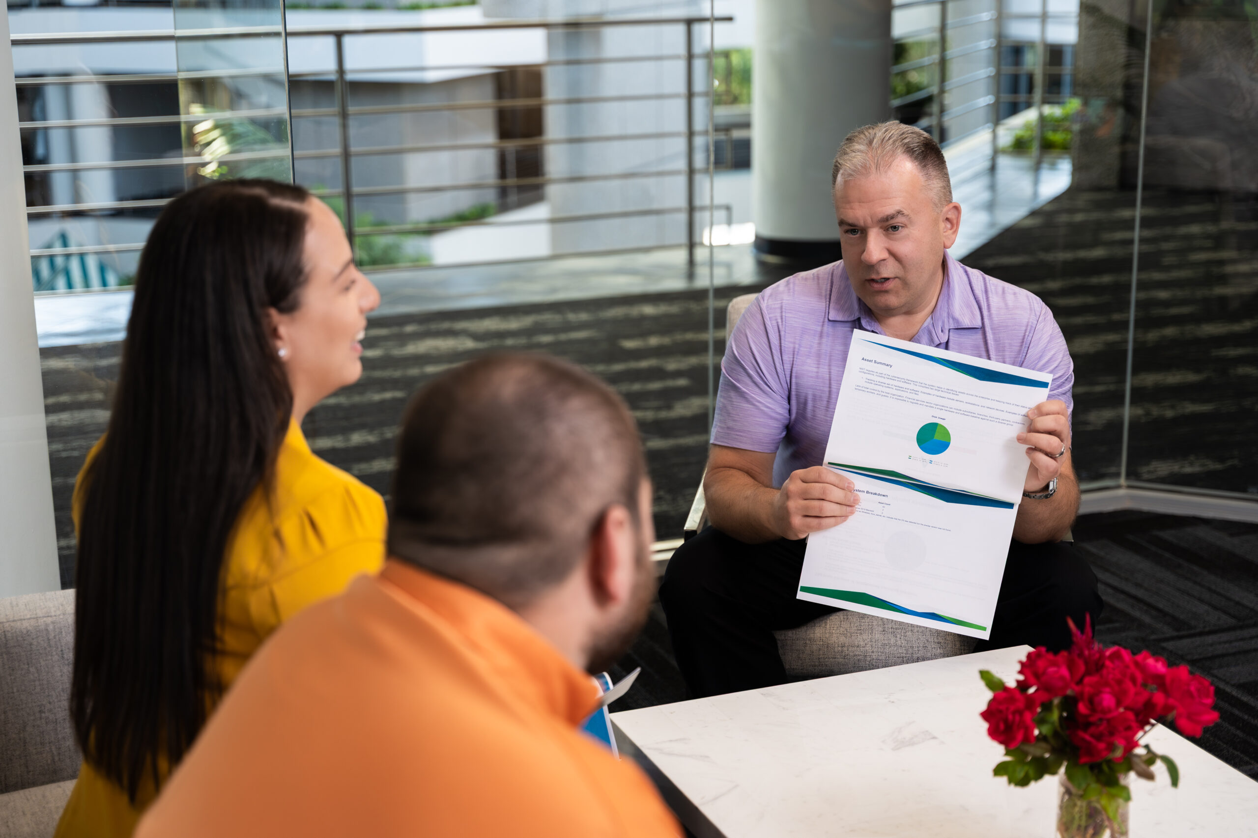 Our team discusses a risk assessment